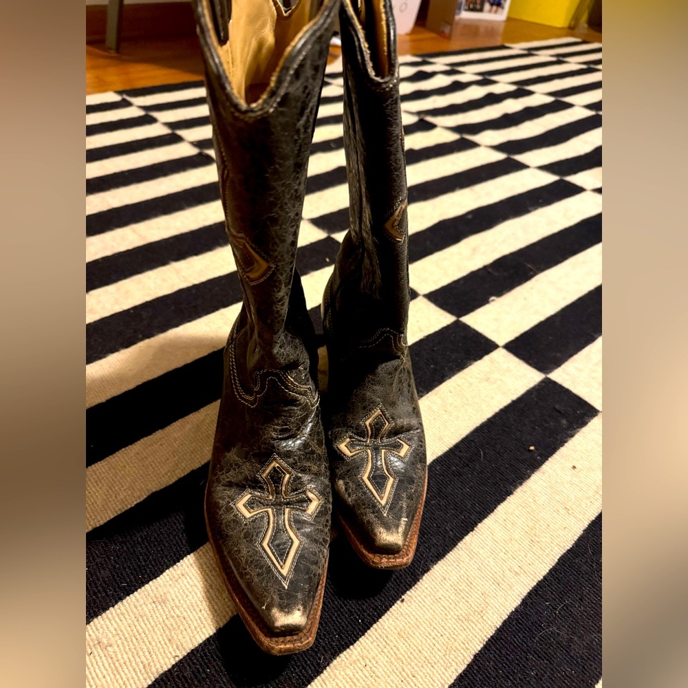 Women's Corral Western Cowboy Boots 7.5 - Picture 2 of 15
